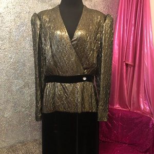 Vintage 80s Designer Halston III dress